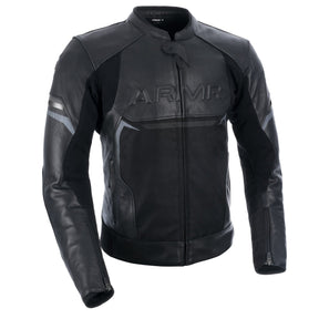 ARMR Raiden 3.0 Motorcycle Leather Jacket Black