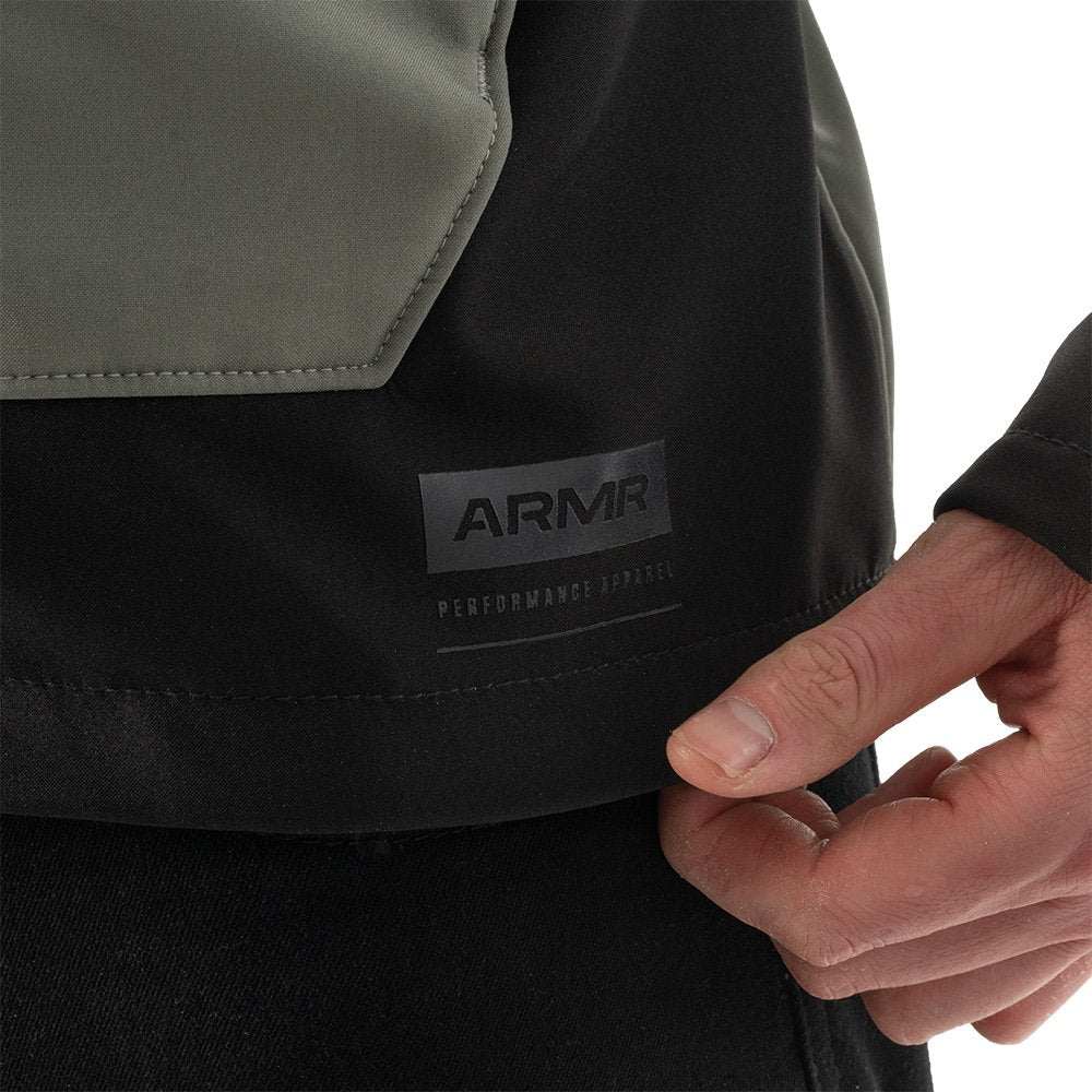 ARMR Kyoto 1.0 Motorcycle Jacket Green Fluo Yellow