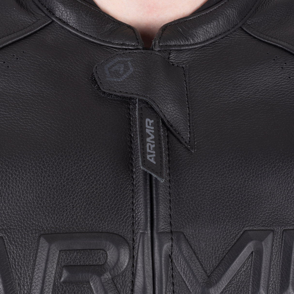 ARMR Raiden 3.0 Men's Leather Motorcycle Jacket Black Yellow Fluo