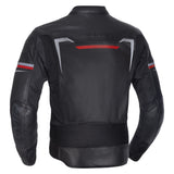 ARMR Raiden 3.0 Men's Motorcycle Leather Jacket Black Red