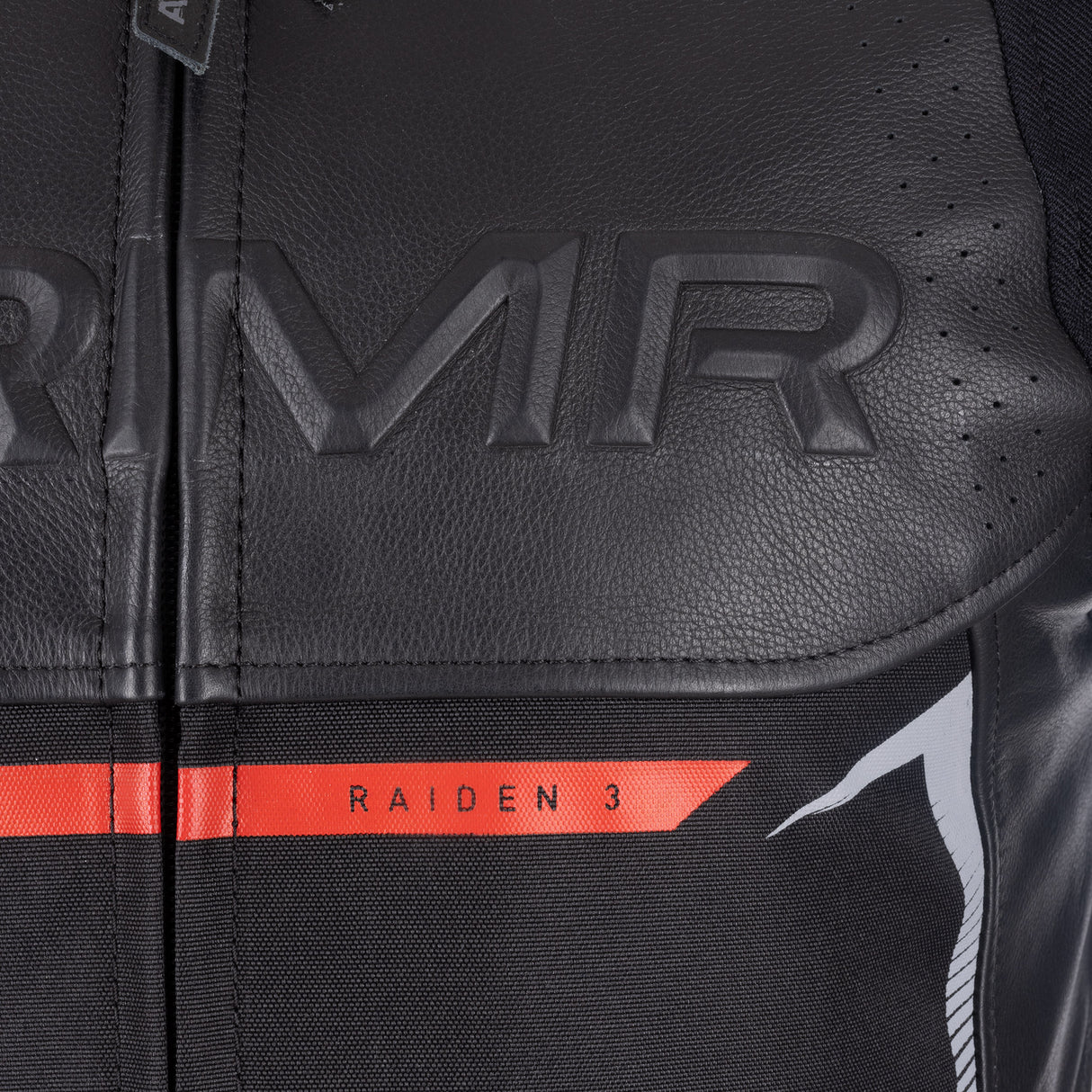 ARMR Raiden 3.0 Men's Motorcycle Leather Jacket Black Red