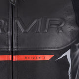 ARMR Raiden 3.0 Men's Motorcycle Leather Jacket Black Red