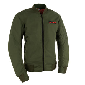 ARMR Bomber 2.0 Motorcycle Jacket Khaki Green