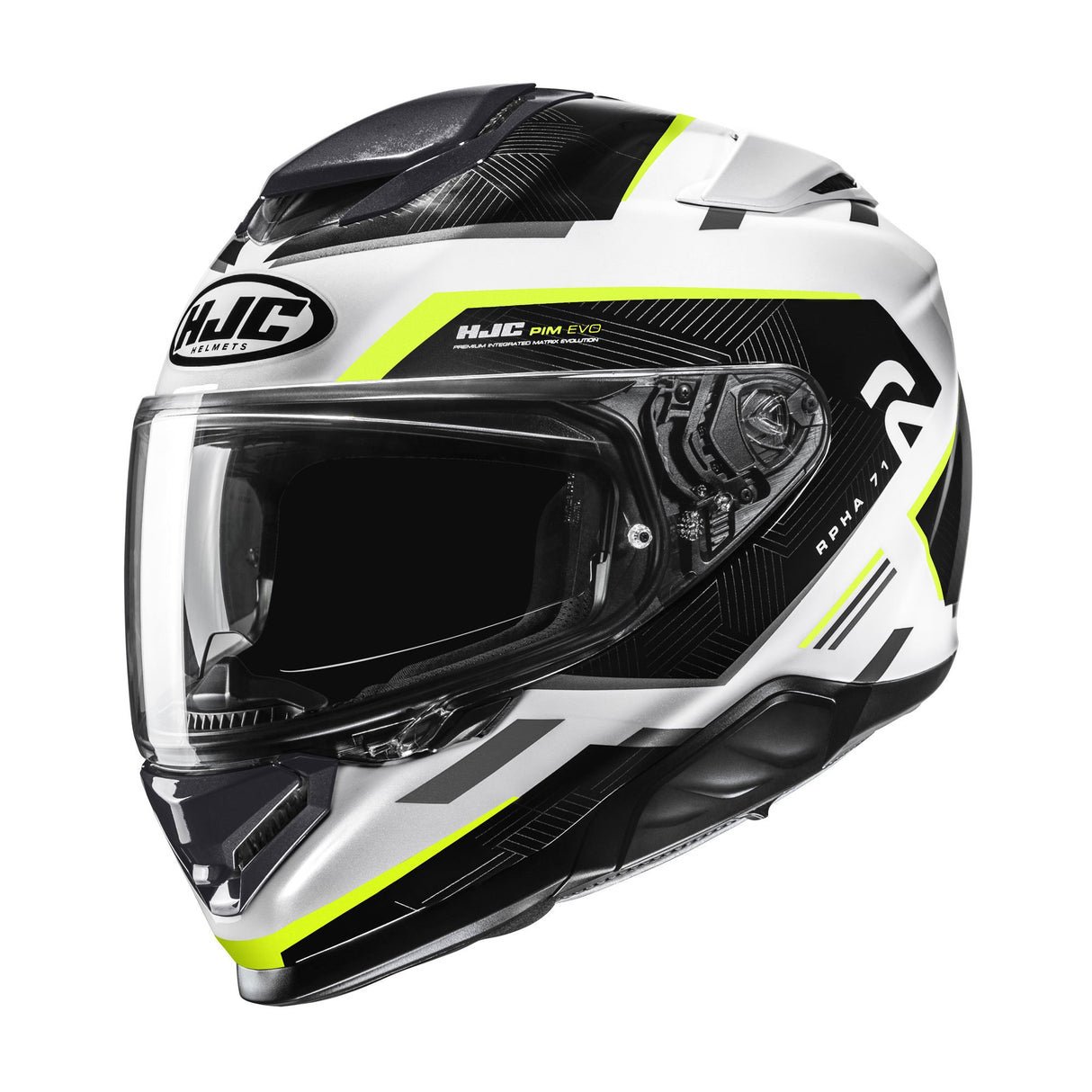 HJC RPHA 71 Ellon MC3H Yellow Motorcycle Helmet Fluo Fluorescent