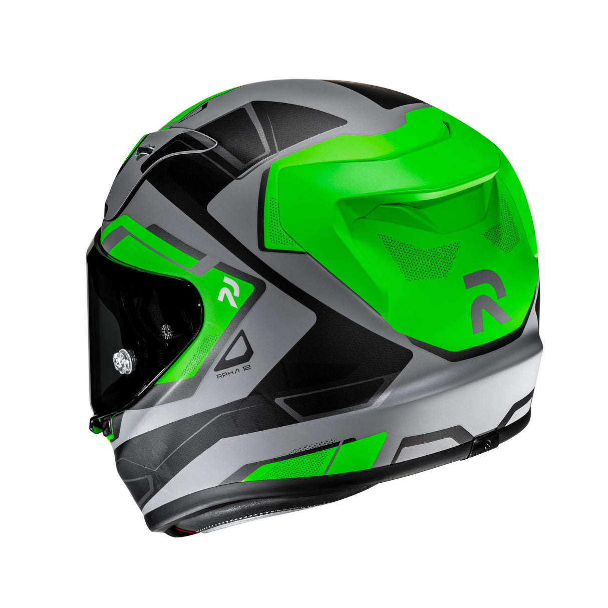 HJC RPHA 12 Brels MC4HSF Green Motorcycle Helmet