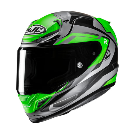HJC RPHA 12 Brels MC4HSF Green Motorcycle Helmet