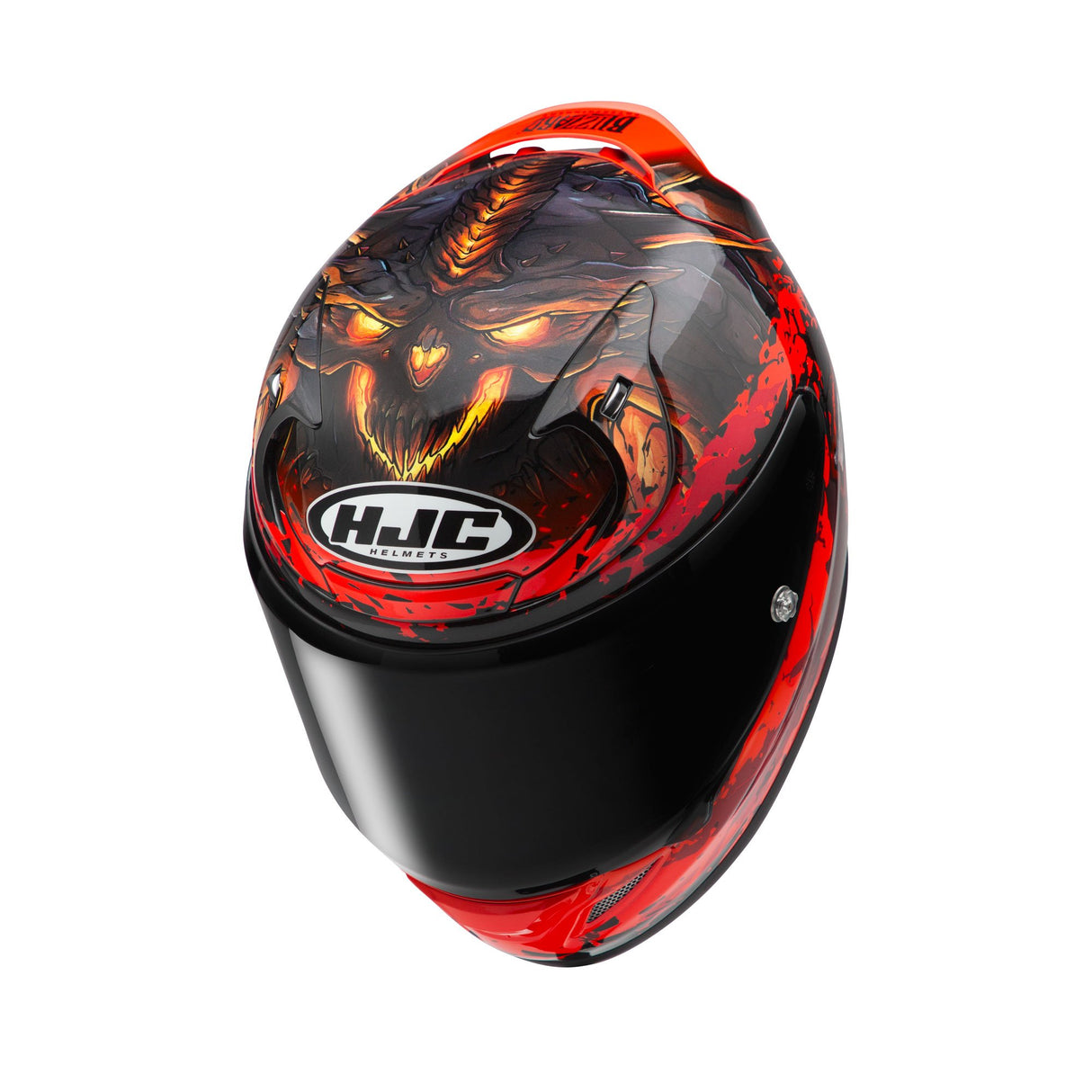 HJC RPHA 12 Diablo Blizzard MC1 Red Motorcycle Helmet