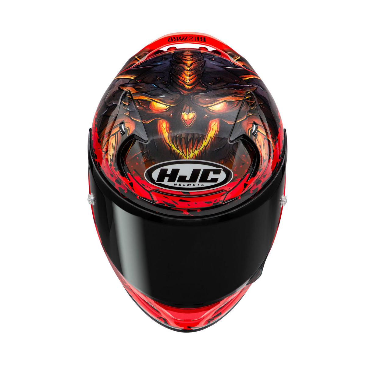 HJC RPHA 12 Diablo Blizzard MC1 Red Motorcycle Helmet