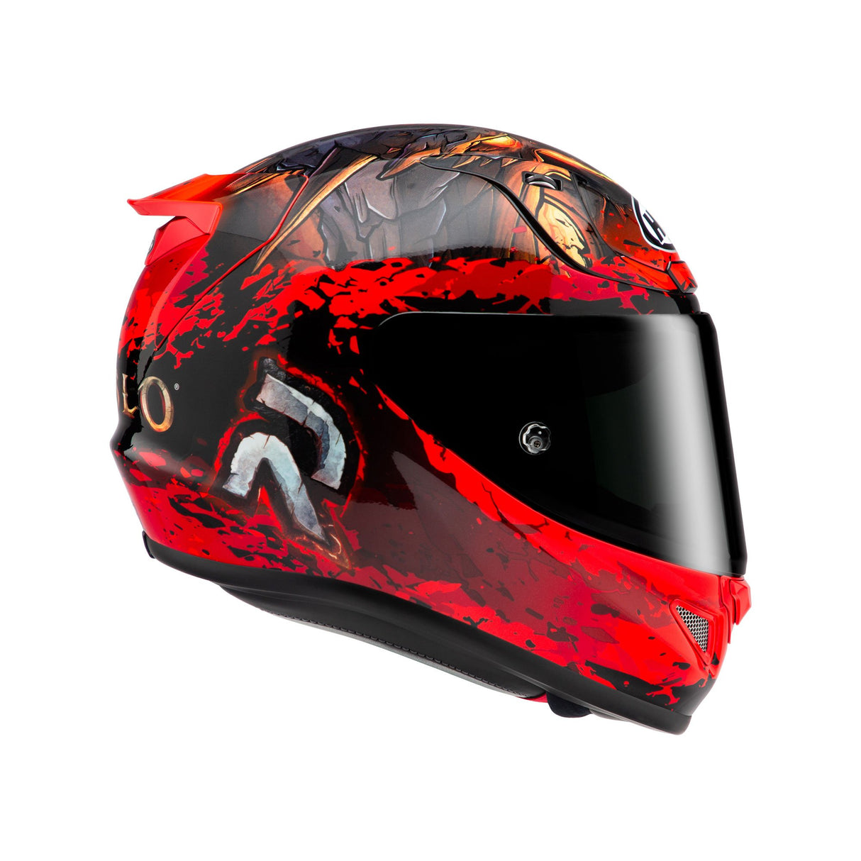 HJC RPHA 12 Diablo Blizzard MC1 Red Motorcycle Helmet