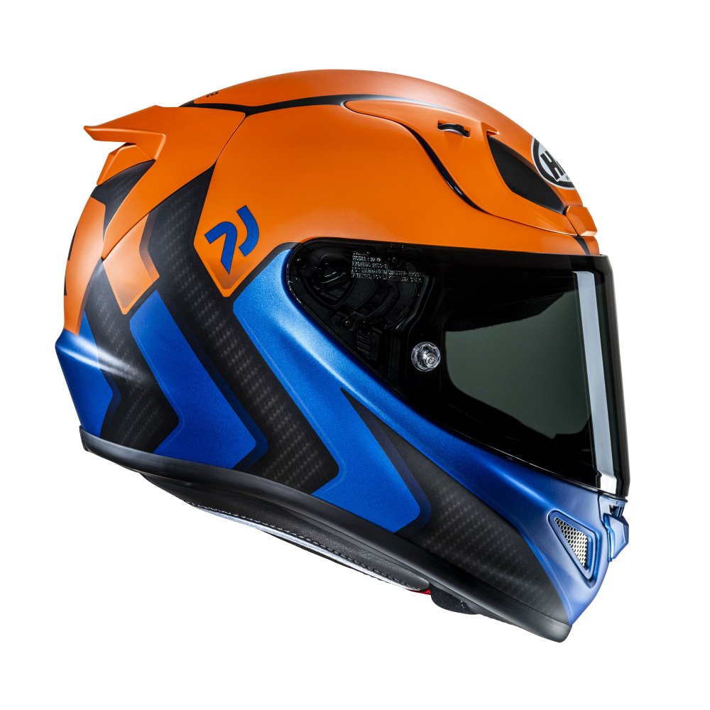 HJC RPHA 12 Kos MC27SF Blue Orange Motorcycle Helmet