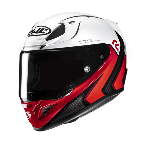 HJC RPHA 12 Kos MC1 Red Motorcycle Helmet White Black