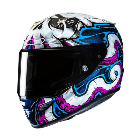 HJC RPHA 12 Kraken MC28 Motorcycle Helmet Skull Octopus Eyes