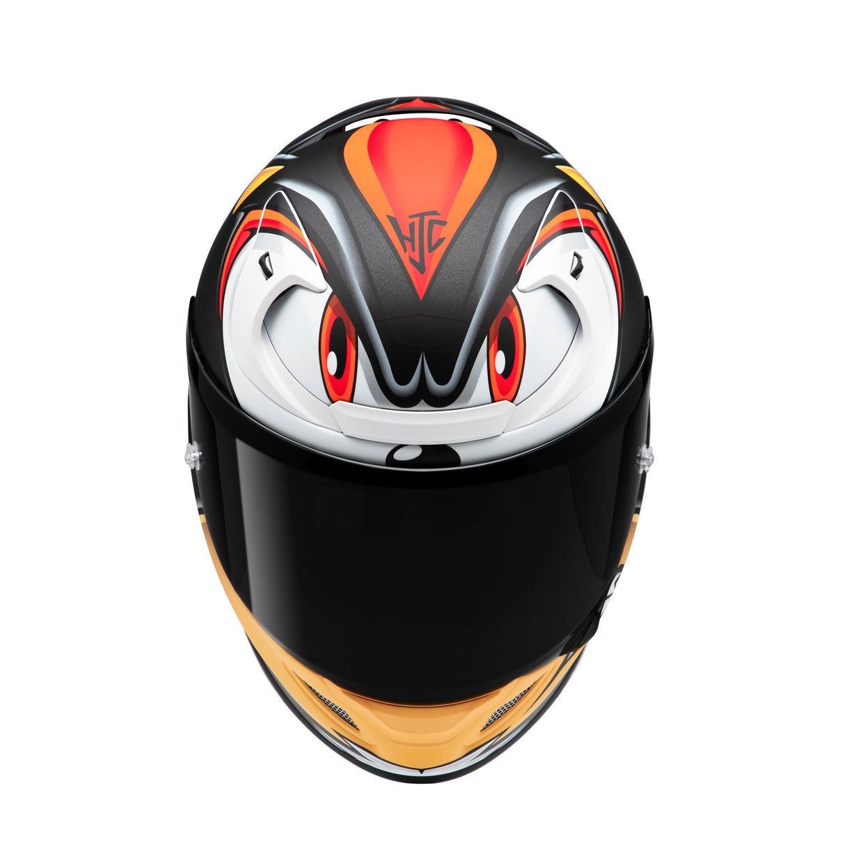 HJC RPHA 12 Shadow The Hedgehog MC1SF Red Motorcycle Helmet