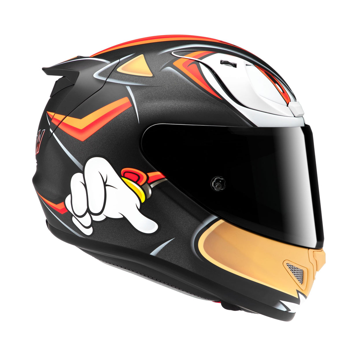 HJC RPHA 12 Shadow The Hedgehog MC1SF Red Motorcycle Helmet