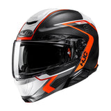 HJC RPHA 91 Carbon Lagos MC6HSF Orange Modular Motorcycle Helmet