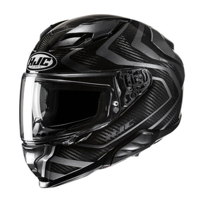 HJC F71 Carbon Nevio MC5 Black Motorcycle Helmet Carbon Fibre
