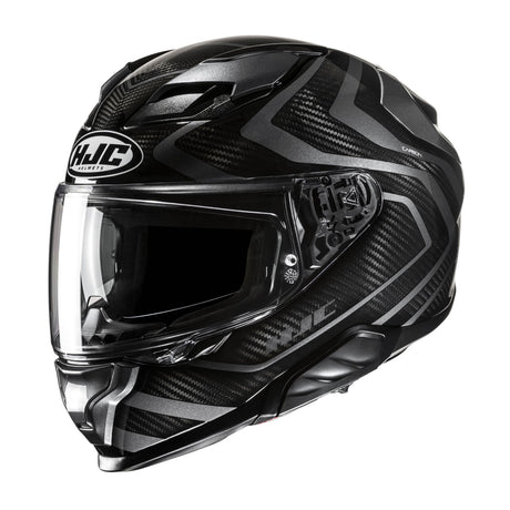 HJC F71 Carbon Nevio MC5 Black Motorcycle Helmet Carbon Fibre