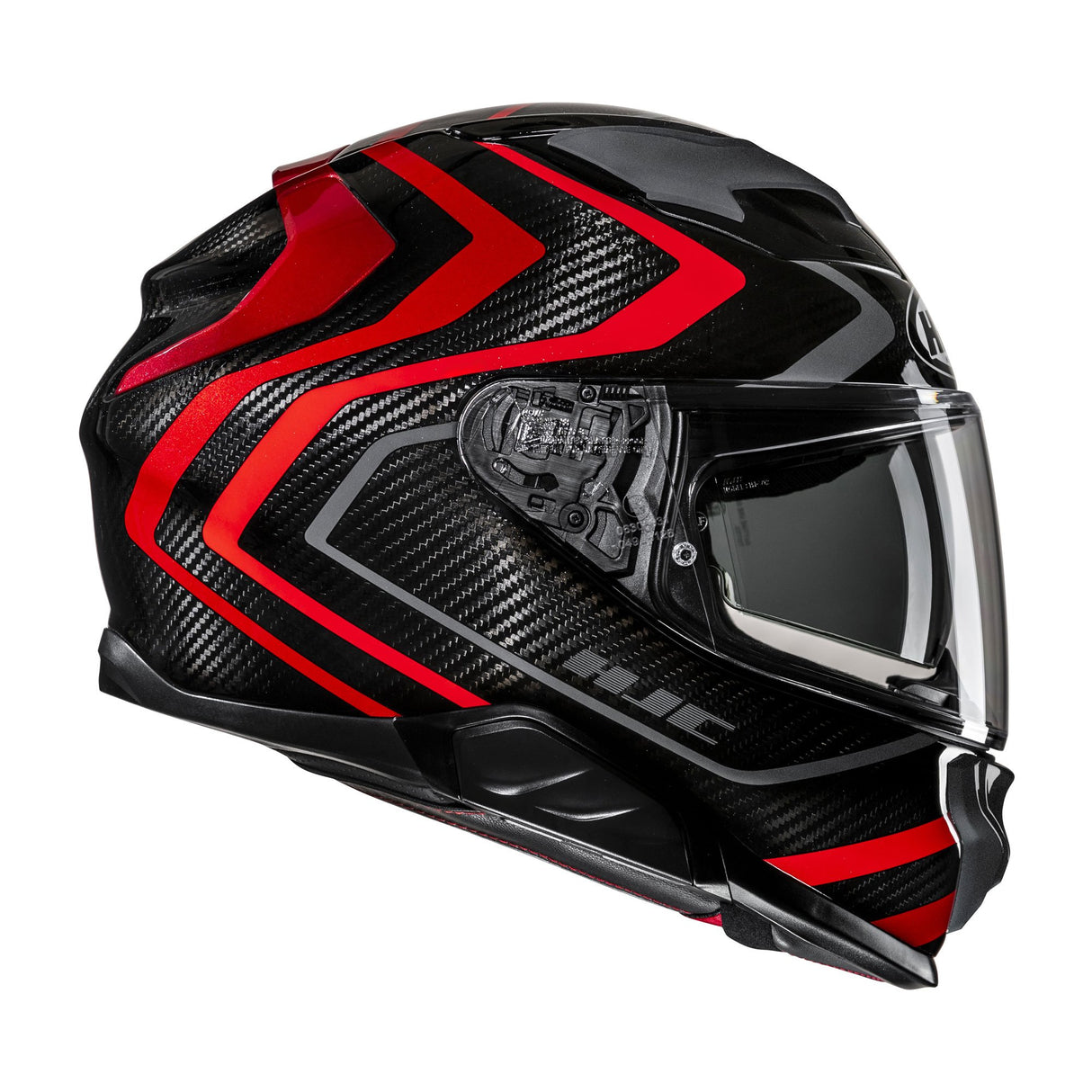 HJC F71 Carbon Nevio MC1 Red Motorcycle Helmet