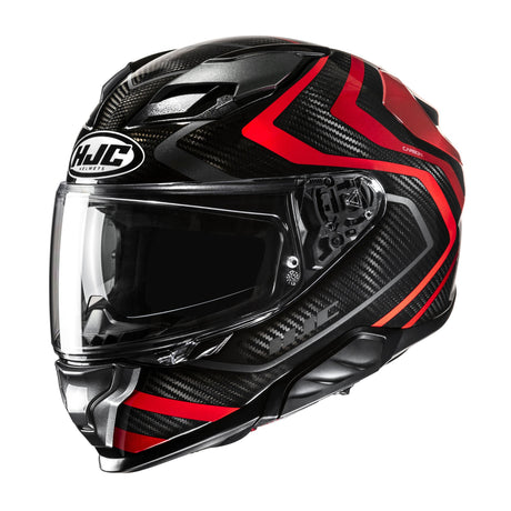 HJC F71 Carbon Nevio MC1 Red Motorcycle Helmet Carbon Fibre