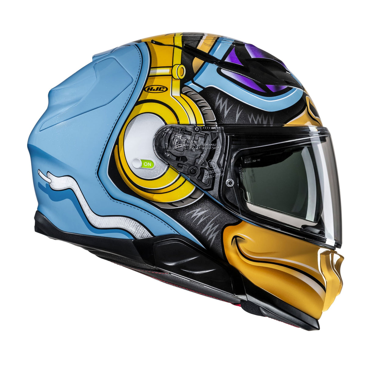HJC F71 Monkey DJ MC23 Motorcycle Helmet