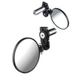 Oxford OX514 Fold-Away Motorcycle Bar End Mirrors - Black Set