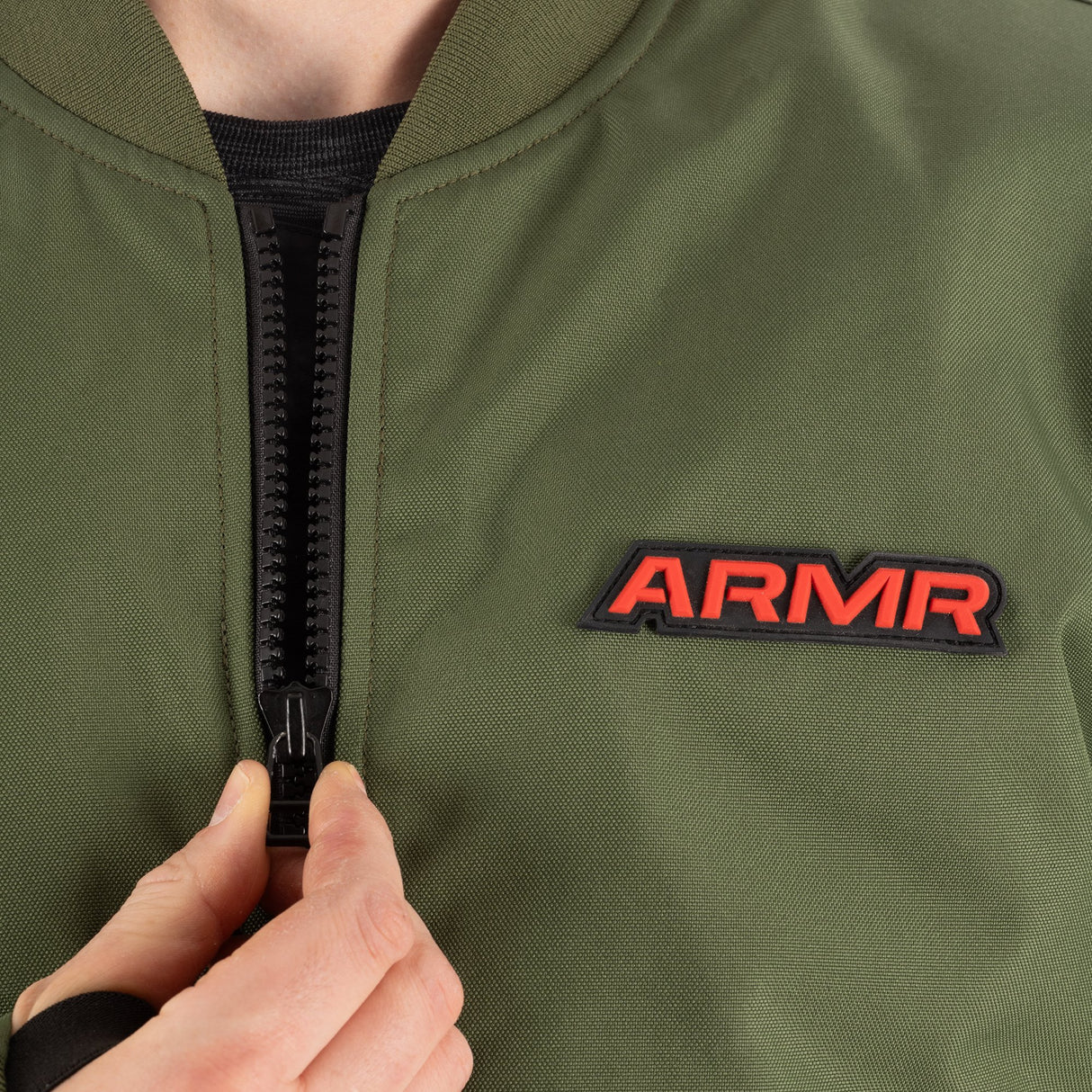 ARMR Bomber 2.0 Men's Motorcycle Jacket Khaki Green