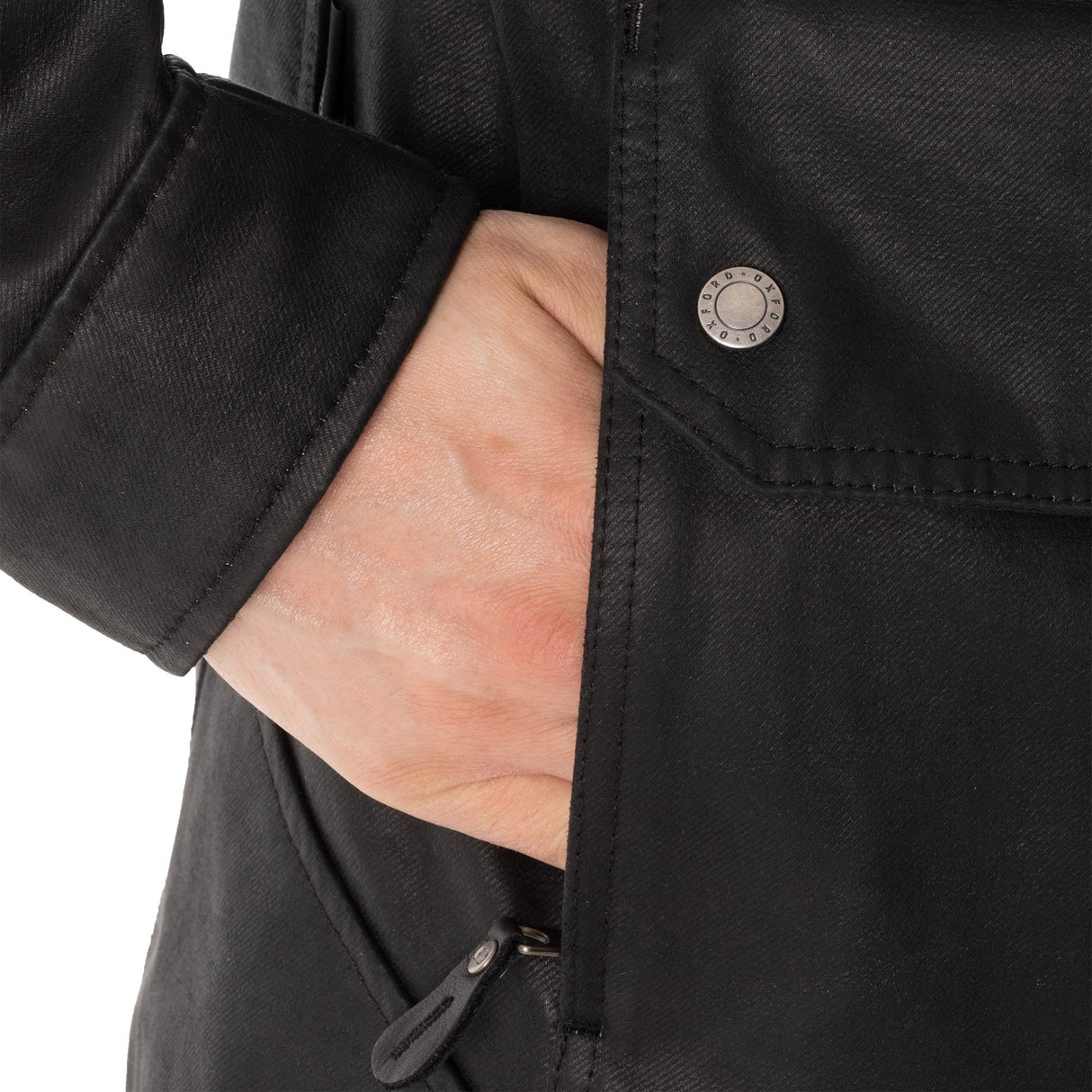 Oxford Sterling D2D Men's Motorcycle Jacket Black