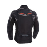 Oxford Omega 1.0 D2D Ladies Motorcycle Jacket Black Camo Red