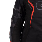Oxford Omega 1.0 D2D Ladies Motorcycle Jacket Black Camo Red