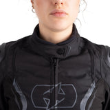 Oxford Omega 1.0 D2D Ladies Motorcycle Jacket Stealth Black