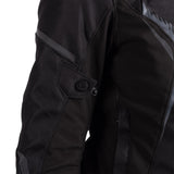Oxford Omega 1.0 D2D Ladies Motorcycle Jacket Stealth Black