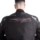 Oxford Omega 1.0 D2D Men's Motorcycle Jacket Black Camo Red
