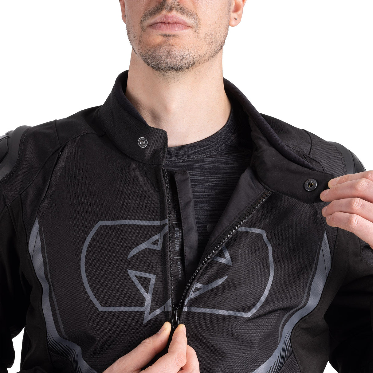 Oxford Omega 1.0 D2D Men's Motorcycle Jacket Stealth Black