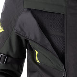 Oxford Toronto 1.0 D2D Men's Motorcycle Jacket Black Green Fluo