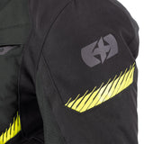 Oxford Toronto 1.0 D2D Men's Motorcycle Jacket Black Green Fluo