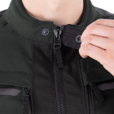 Oxford Toronto 1.0 D2D Men's Motorcycle Jacket Black Green Fluo