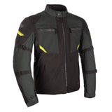 Oxford Toronto 1.0 D2D Motorcycle Jacket Black Green Fluo