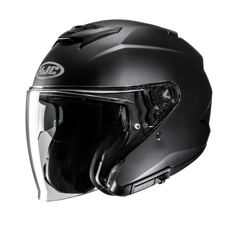 HJC I31 Semi Flat Matt Black Open Face Motorcycle Helmet