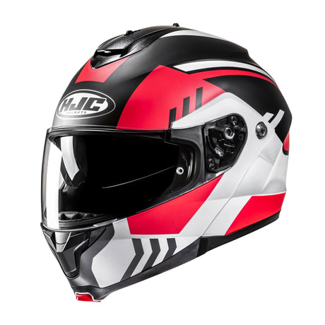 HJC C91N Kaon MC1SF Red Motorcycle Helmet Flip Front