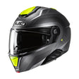 HJC I91 Arven MC3HSF Yellow Motorcycle Helmet Flip Front