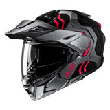 HJC I80 Velly MC1 Red Motorcycle Helmet Flip Front