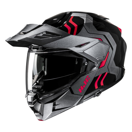 HJC I80 Velly MC1 Red Motorcycle Helmet Flip Front