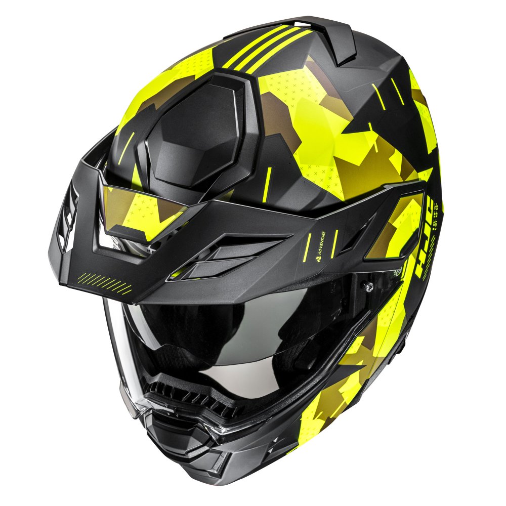 HJC I80 Roki MC3HSF Yellow Motorcycle Helmet