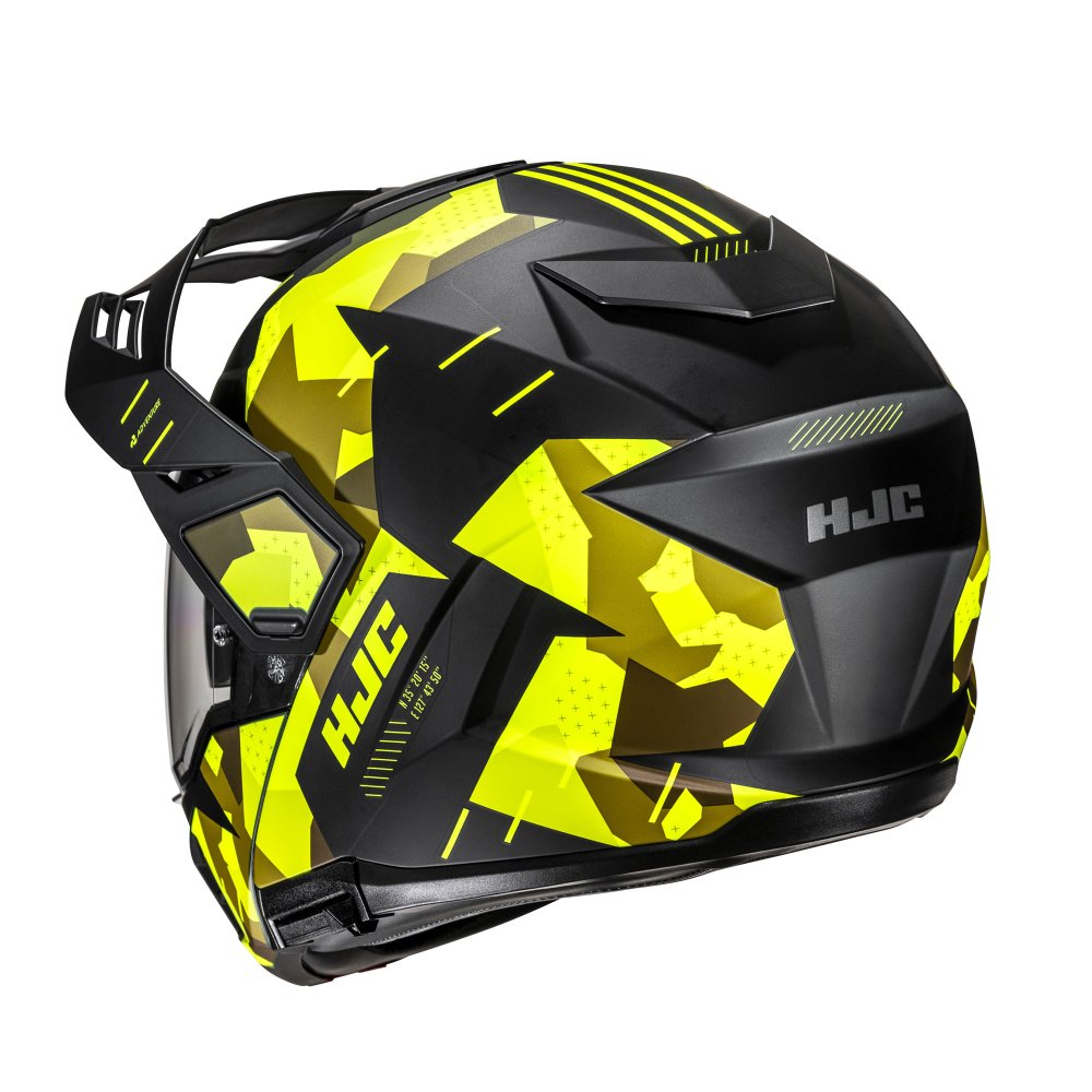 HJC I80 Roki MC3HSF Yellow Motorcycle Helmet