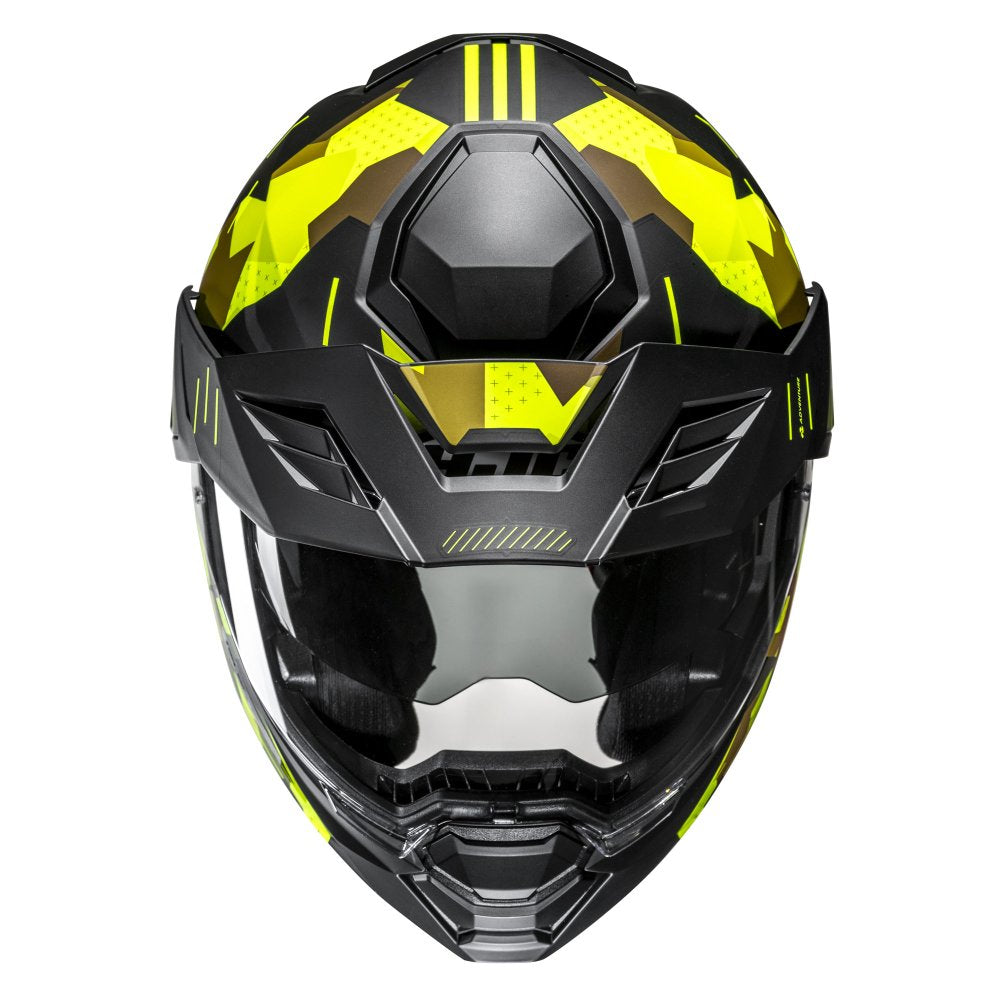 HJC I80 Roki MC3HSF Yellow Motorcycle Helmet