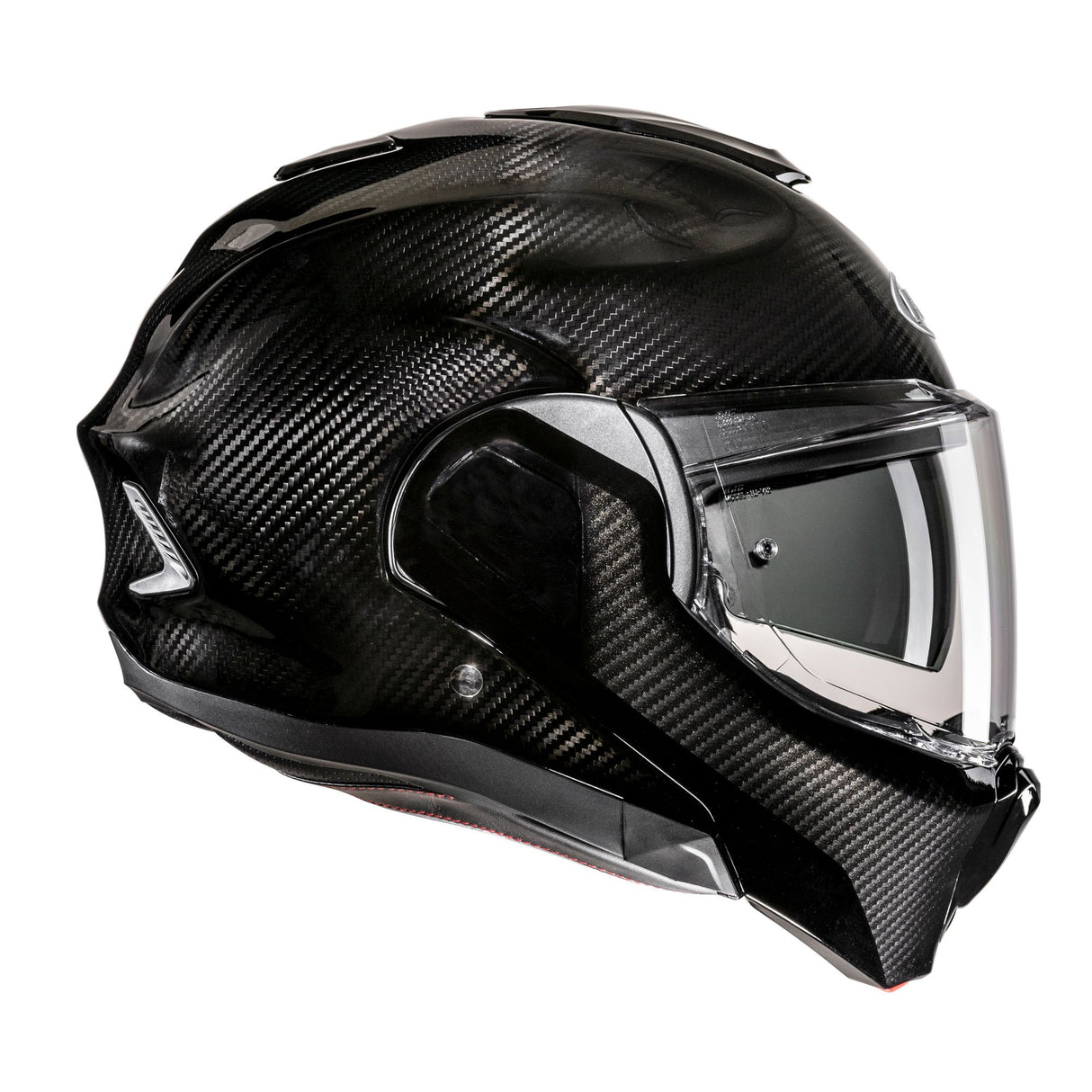HJC F100 Carbon Black Modular Motorcycle Helmet