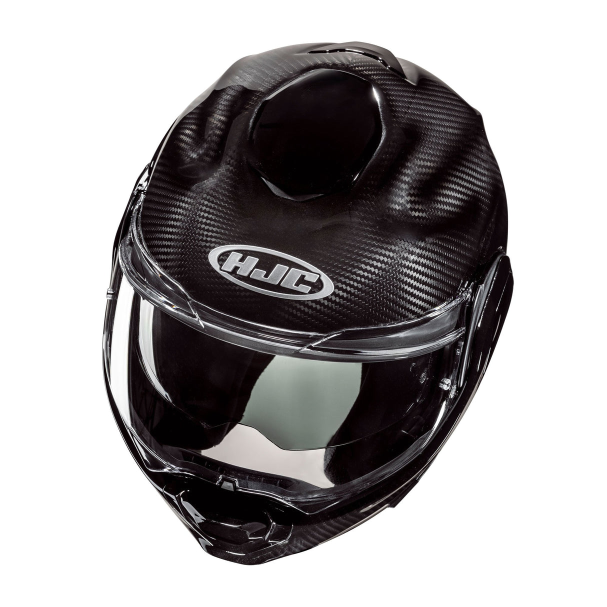 HJC F100 Carbon Black Modular Motorcycle Helmet