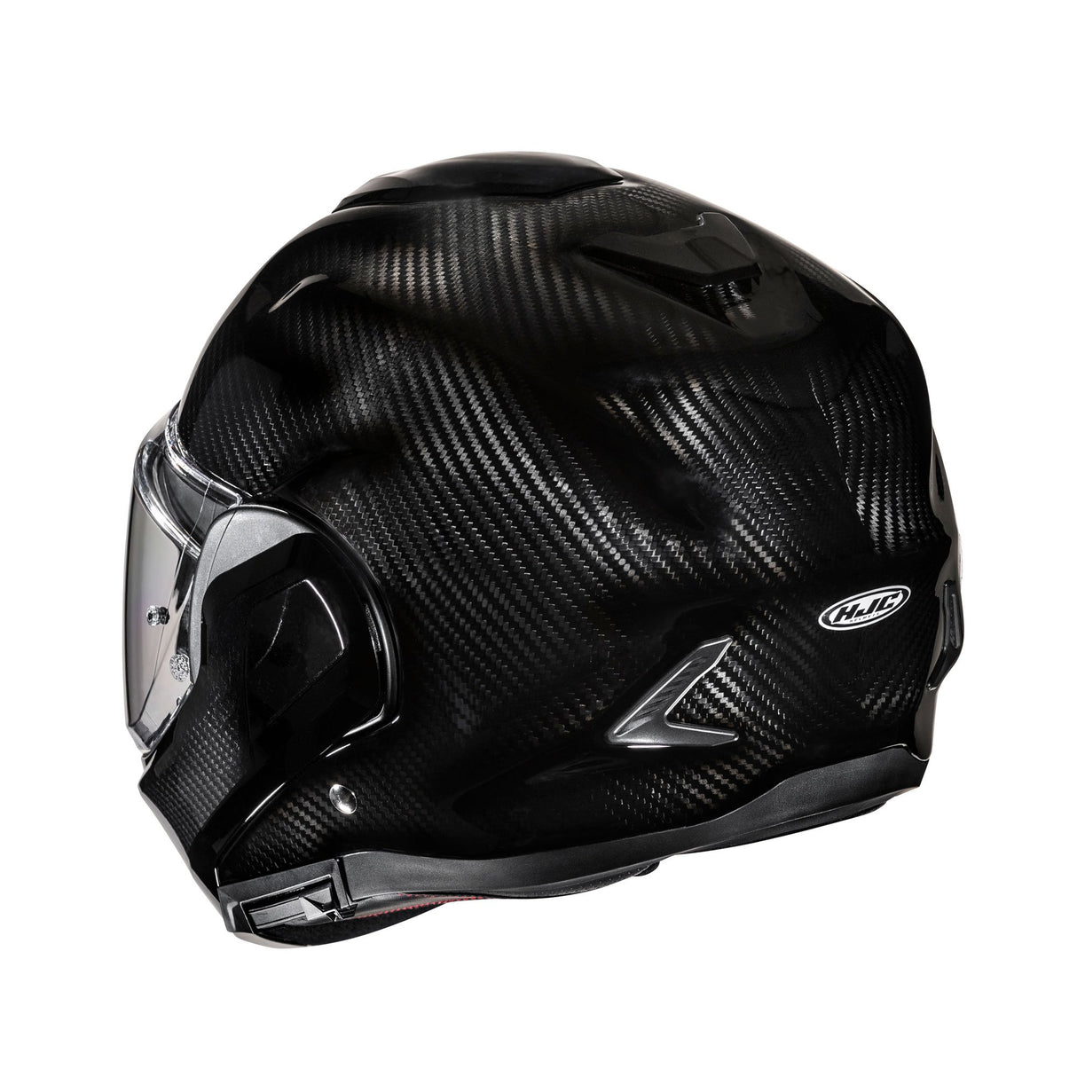 HJC F100 Carbon Black Modular Motorcycle Helmet