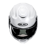 HJC F100 Semi Flat Metallic Blue Modular Motorcycle Helmet