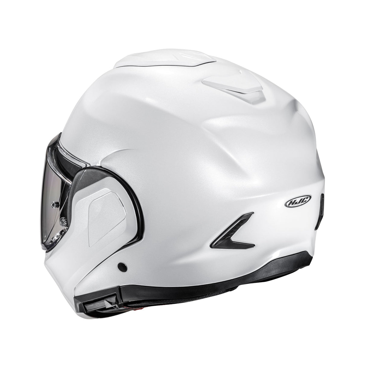 HJC F100 Semi Flat Metallic Blue Modular Motorcycle Helmet